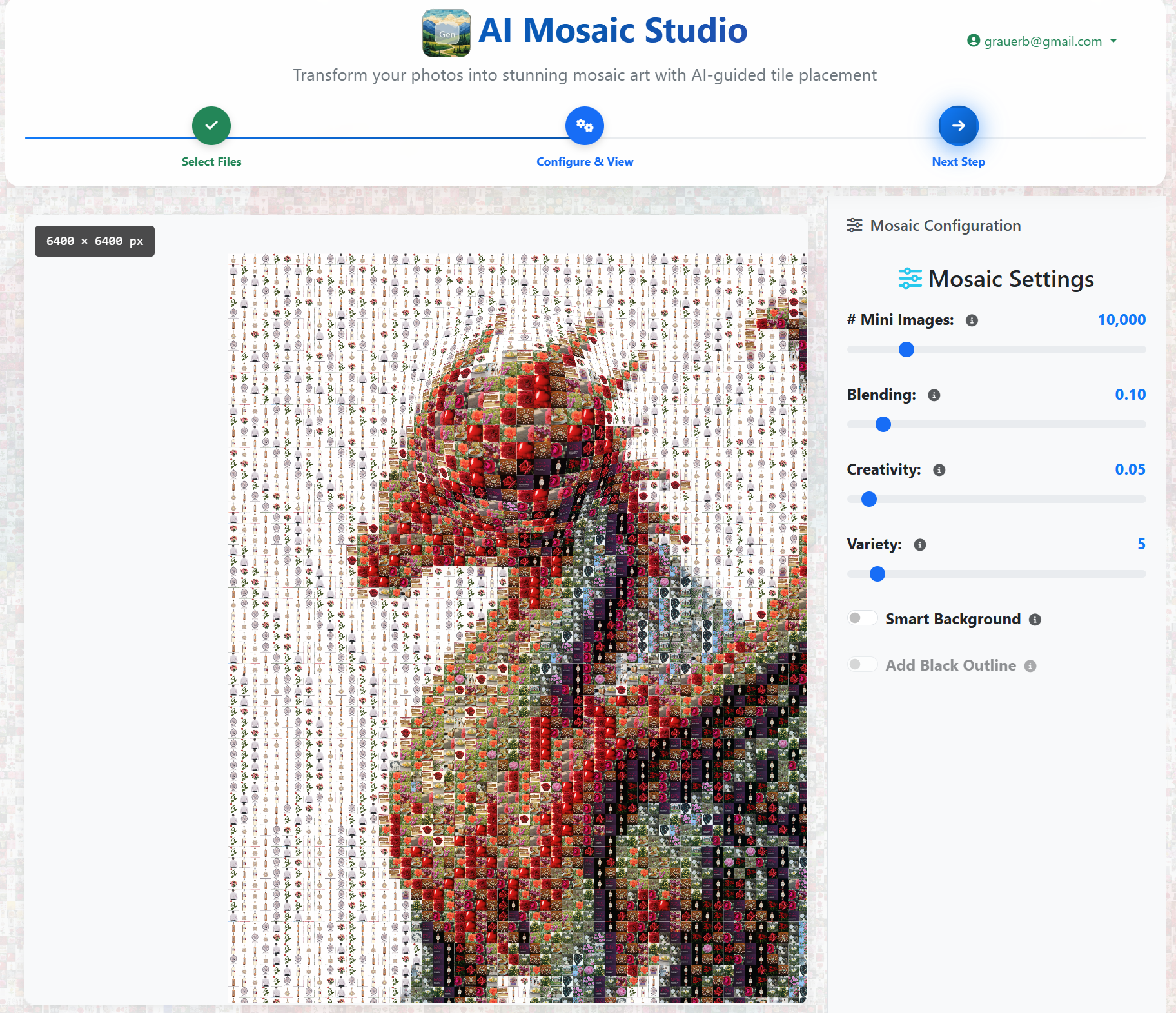 AI Mosaic Studio
